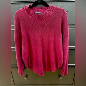 Banana Republic Mock Neck Sweater Beet Root - Size XL